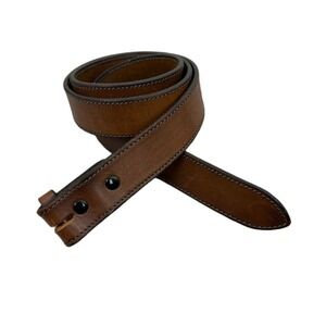 Chacon Leather Belt 36 Mens Brown Classic Casual Western 1.25in *No Buckle*
